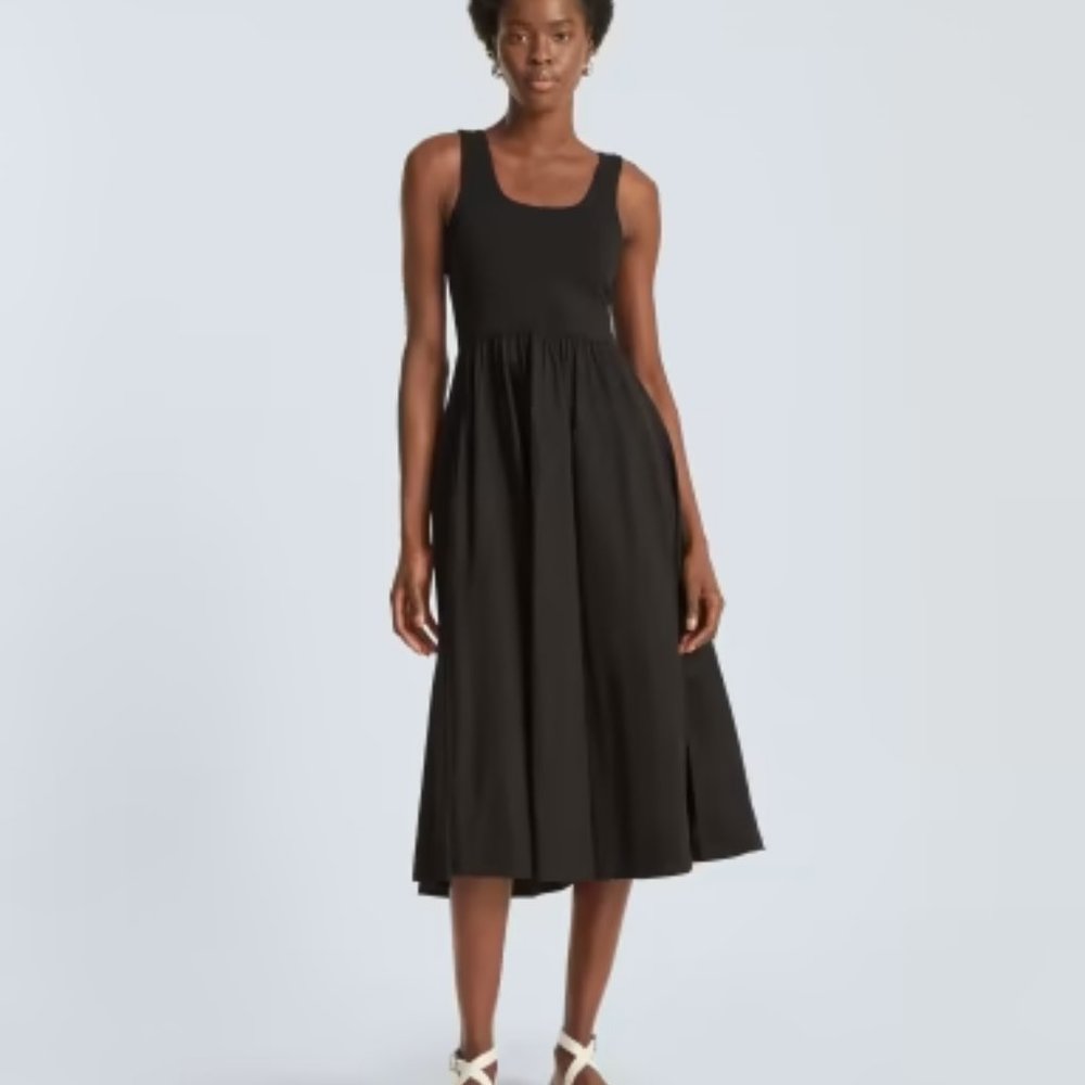 Everlane The Riviera Black Dress Women New Size X Small Minimalist